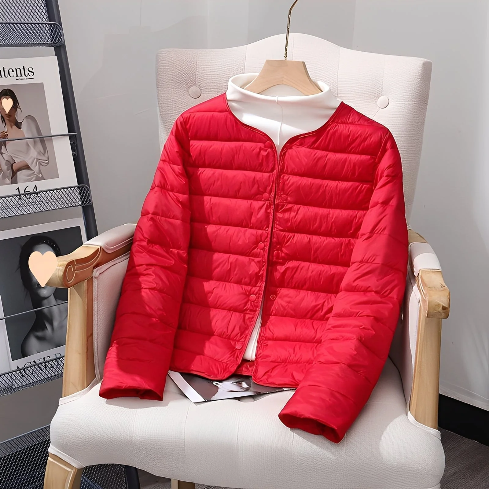 Ramona - Manteau décontracté et léger en doudoune pour femmes – Image 5