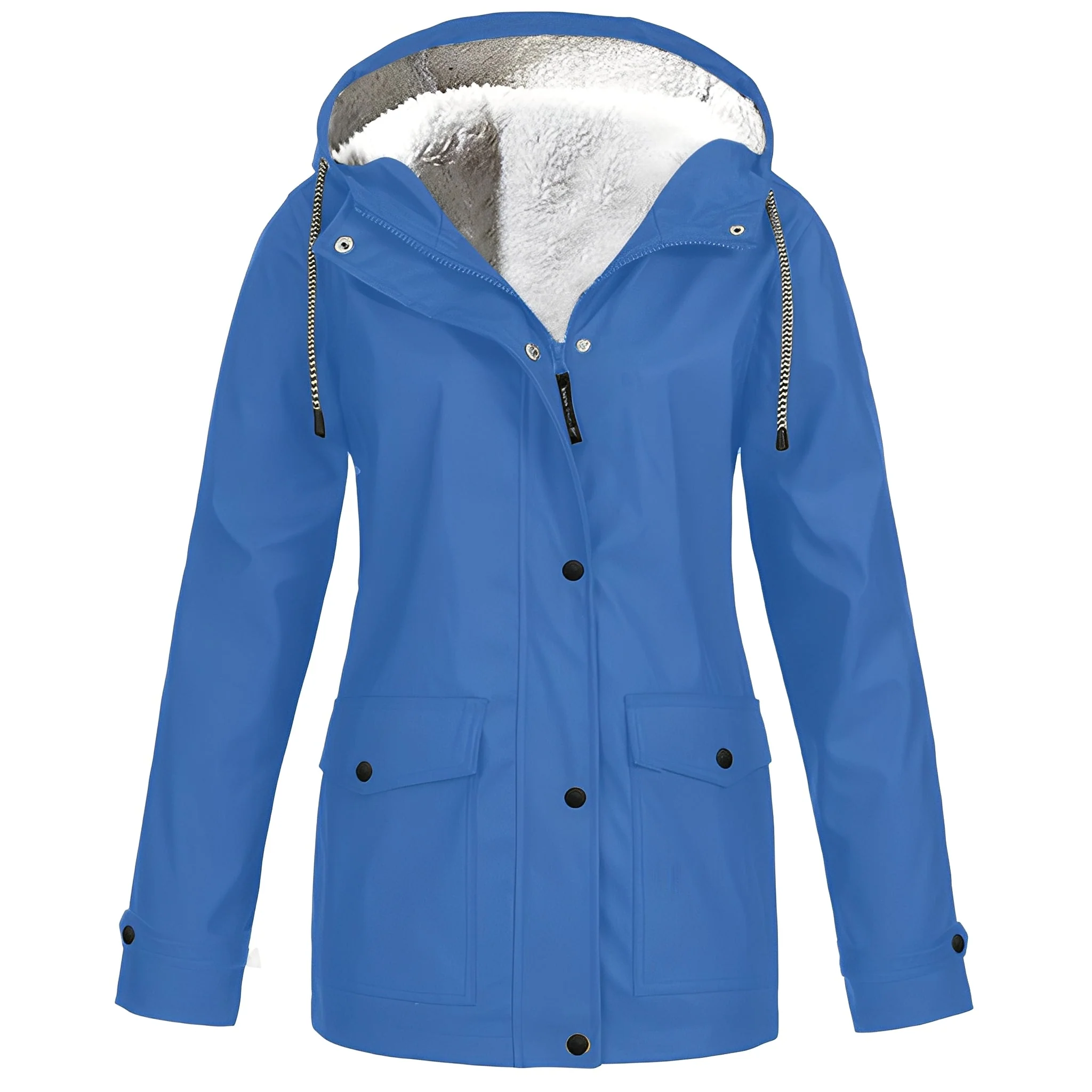 Abbigail - Manteau imperméable polyvalent avec doublure en polaire pour femmes – Image 3