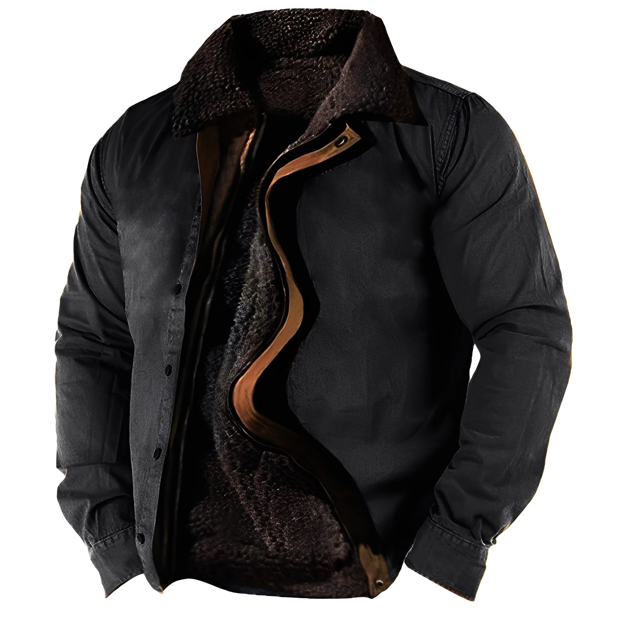 Hubert - Blouson Classique avec Doublure Sherpa pour Hommes – Image 7