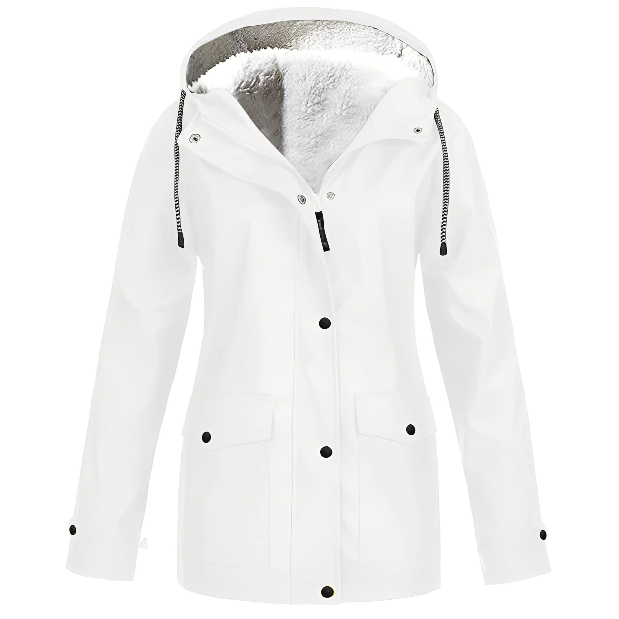 Abbigail - Manteau imperméable polyvalent avec doublure en polaire pour femmes – Image 4
