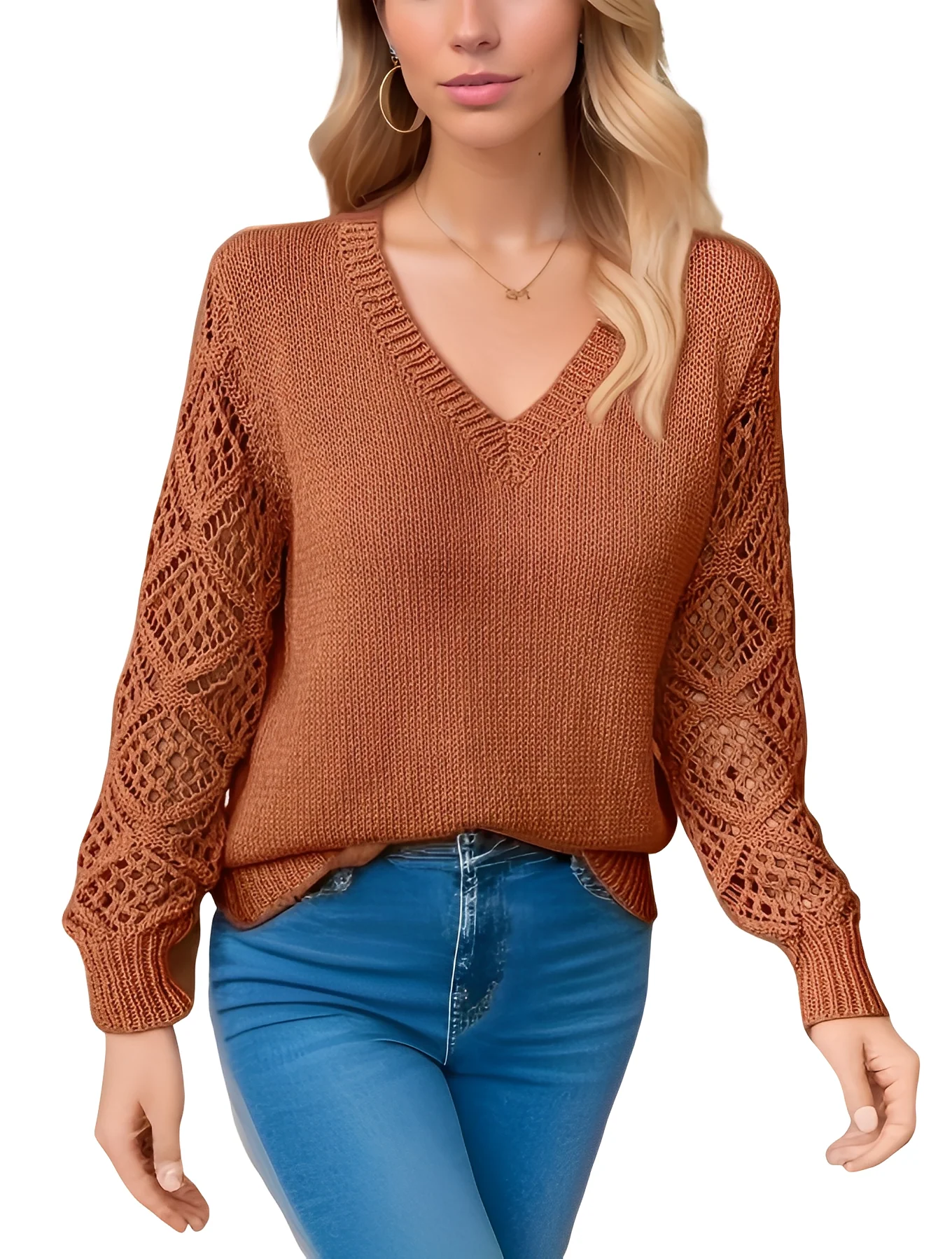 Kathy - Pull en maille décontracté et élégant pour femmes – Image 2