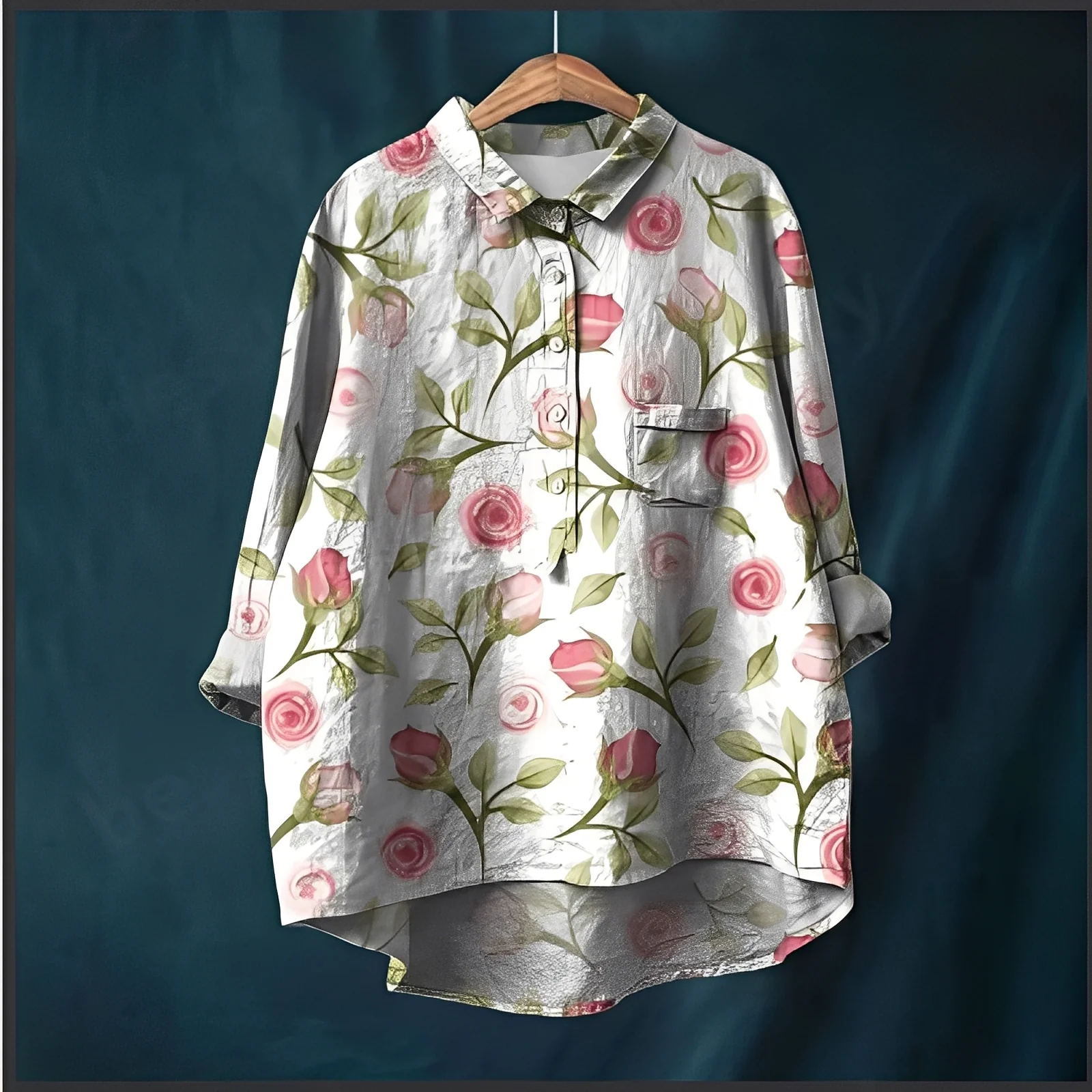 Garance - Chemisier classique à manches longues pour femme – Image 5