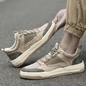 Carl - Baskets basses et élégantes en mesh pour hommes