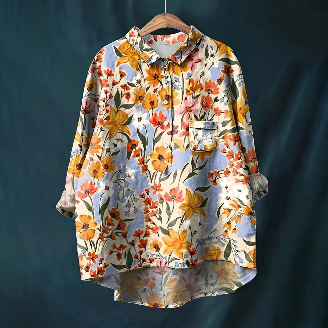 Garance - Chemisier classique à manches longues pour femme – Image 9