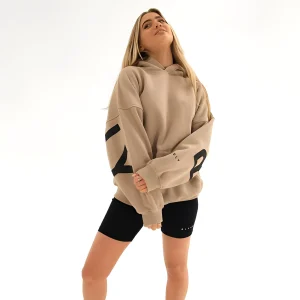 Angeline - Sweat à capuche épais imprimé tendance pour femme