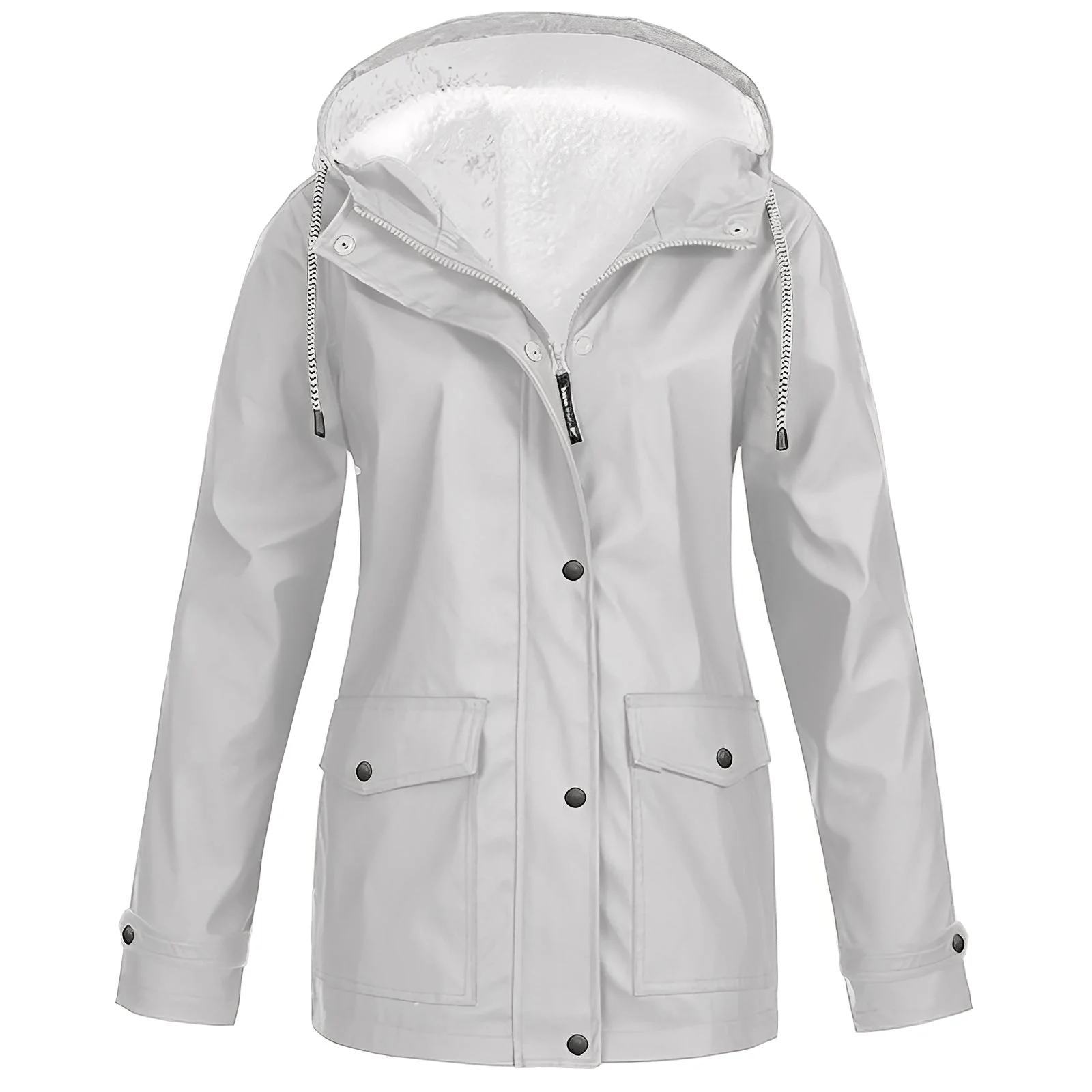 Abbigail - Manteau imperméable polyvalent avec doublure en polaire pour femmes – Image 5