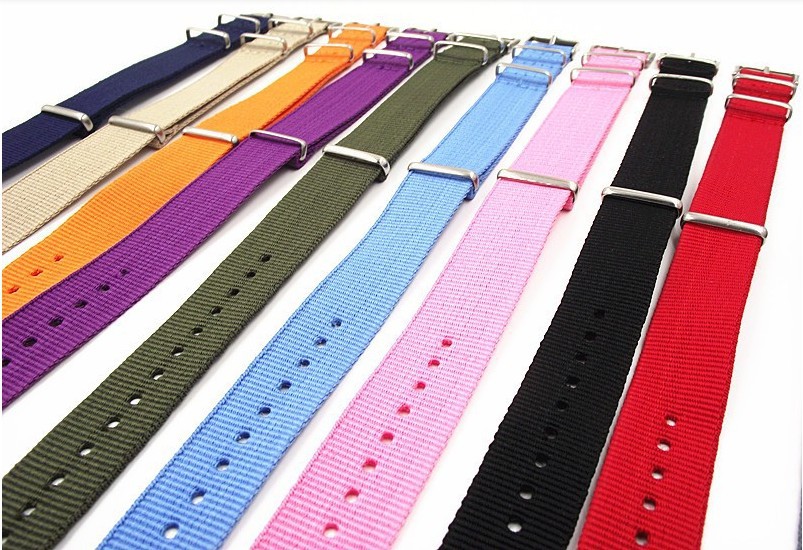 BRACELET NATO NYLON GRIS – Image 4