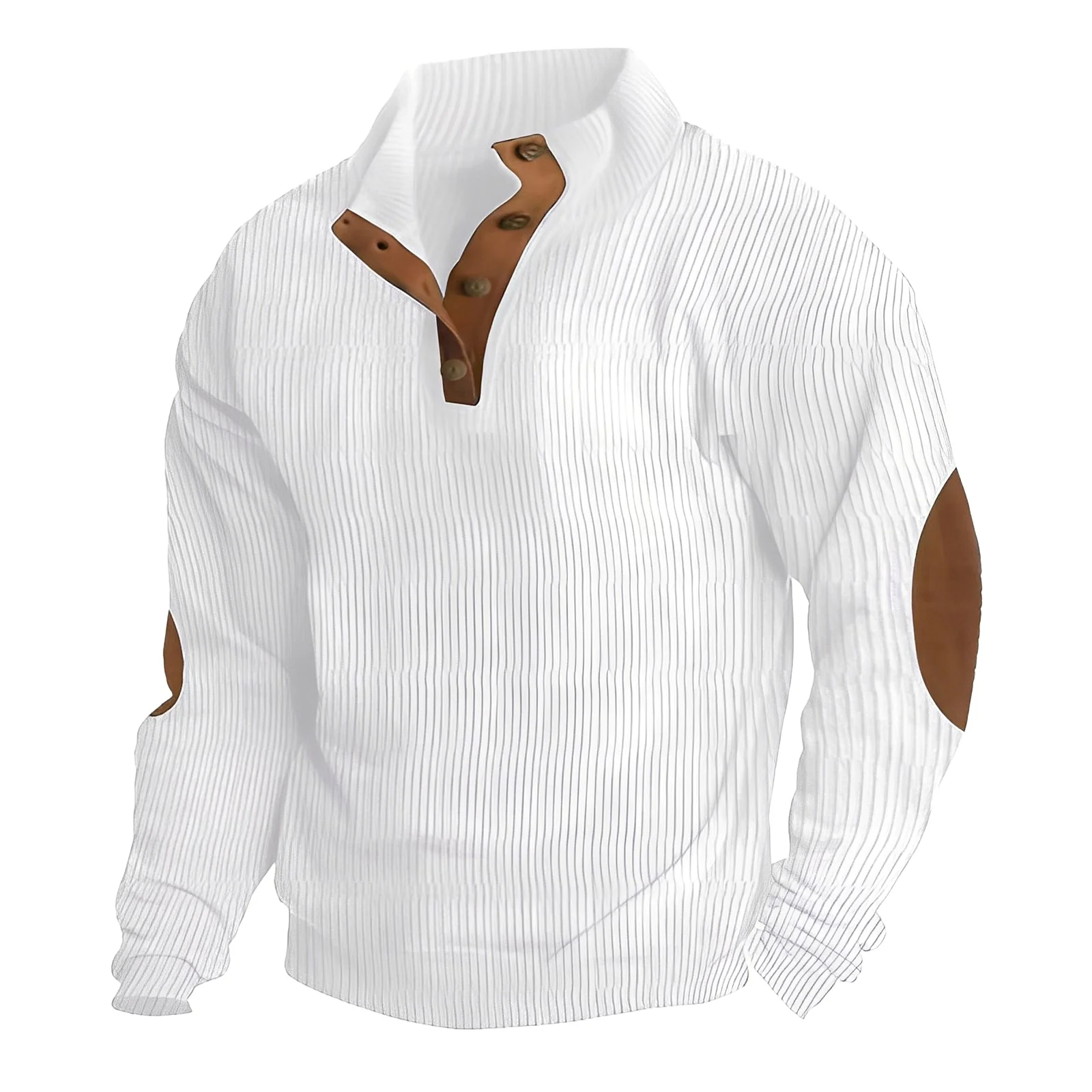 Clark - Pull épais en velours côtelé, confortable et décontracté pour hommes – Image 4