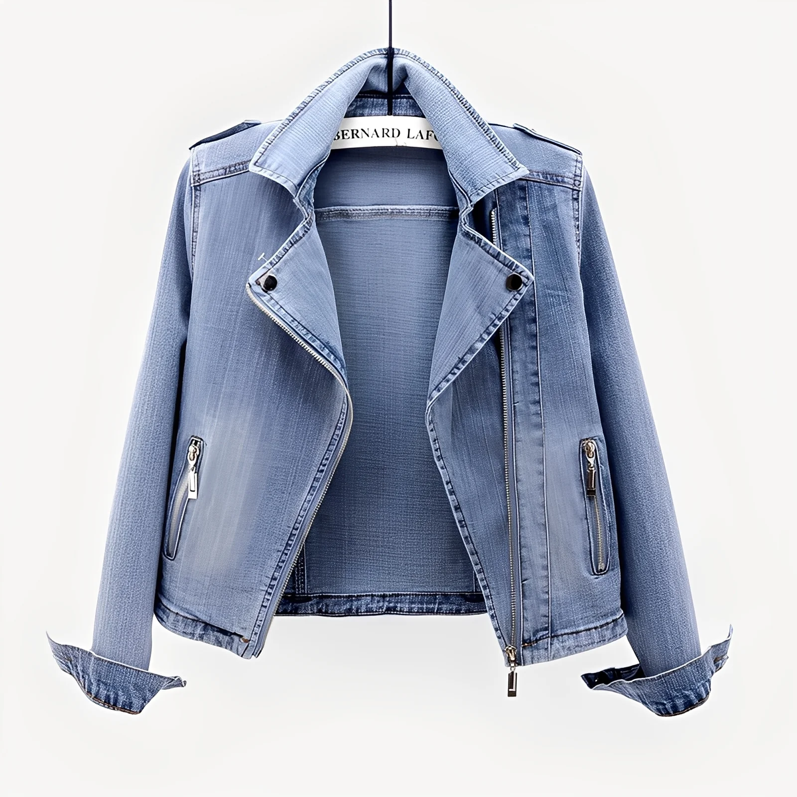 Candice - Veste en jean classique pour femme – Image 2