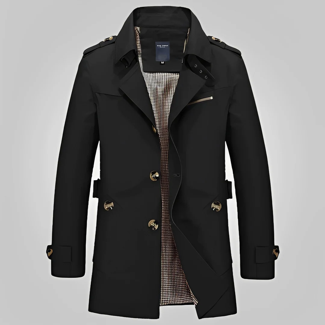 Hanzo - Trench-coat d'hiver chaud pour homme – Image 4