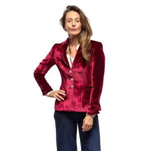 Martha - Blazer élégant avec col en velours à revers pour femmes
