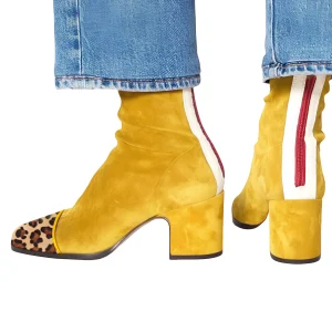 Juliana - Bottines chics avec talon carré pour femmes