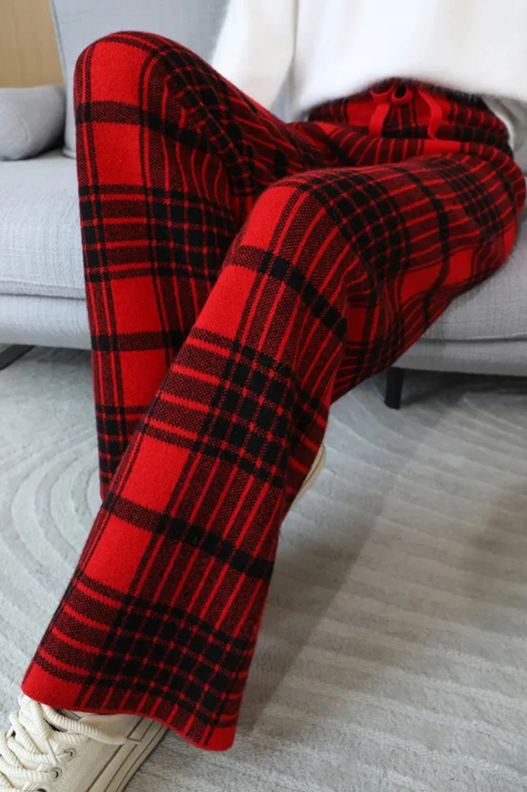 Pantalon Décontracté Pour Femme | À Carreaux – Image 2