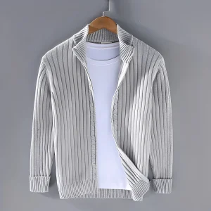 Jacquy - Cardigan moderne en maille pour homme