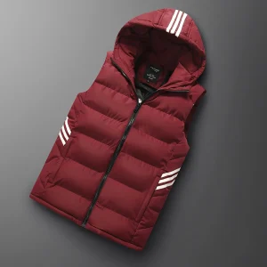 Dominic - Gilet tendance avec zip pour hommes