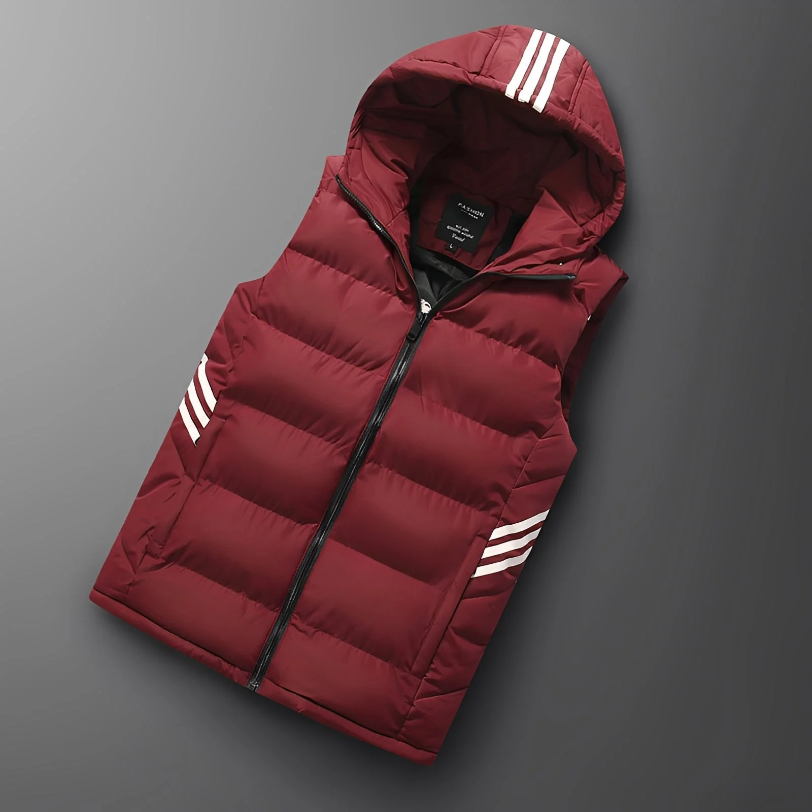 Dominic - Gilet tendance avec zip pour hommes