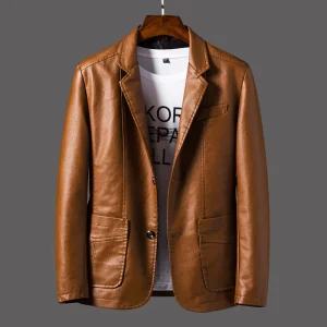 Zack - Blouson en cuir chic pour hommes