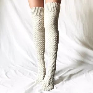 Madeline - Chaussettes longues, épaisses et bien chaudes pour femmes