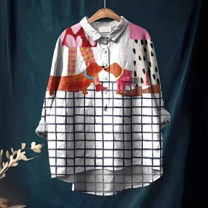 Gwenaël - Chemises classiques à manches longues pour femmes