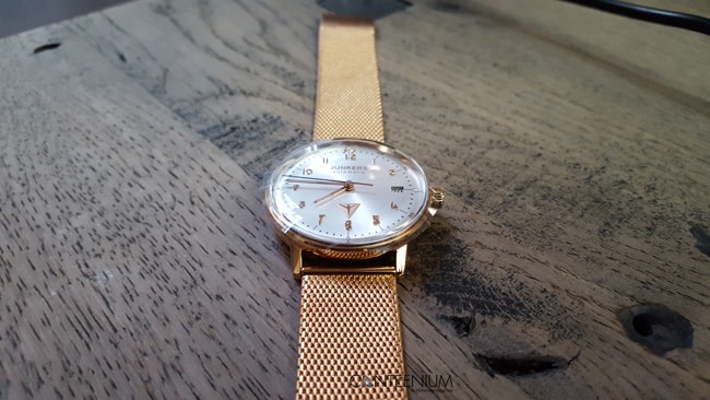 BRACELET MAILLE MILANAISE FINE OR ROSE – Image 9