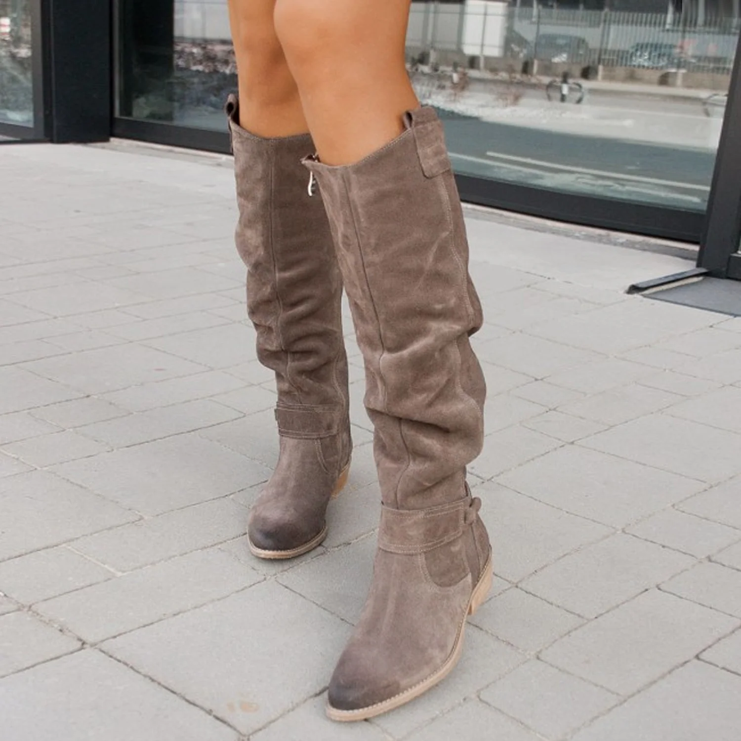 Terina - Bottes casual jusqu'aux genoux pour femmes – Image 3