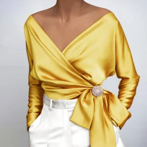 Alayah - Chemisier en soie légère pour l'été