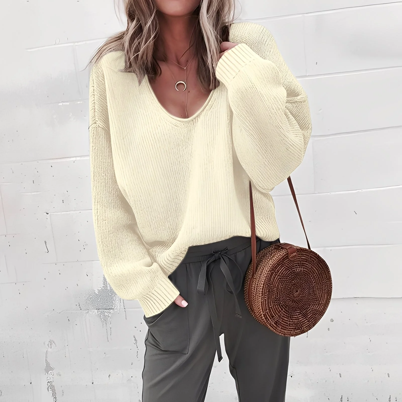 Kaylen - Pull ample et relax pour femmes – Image 4