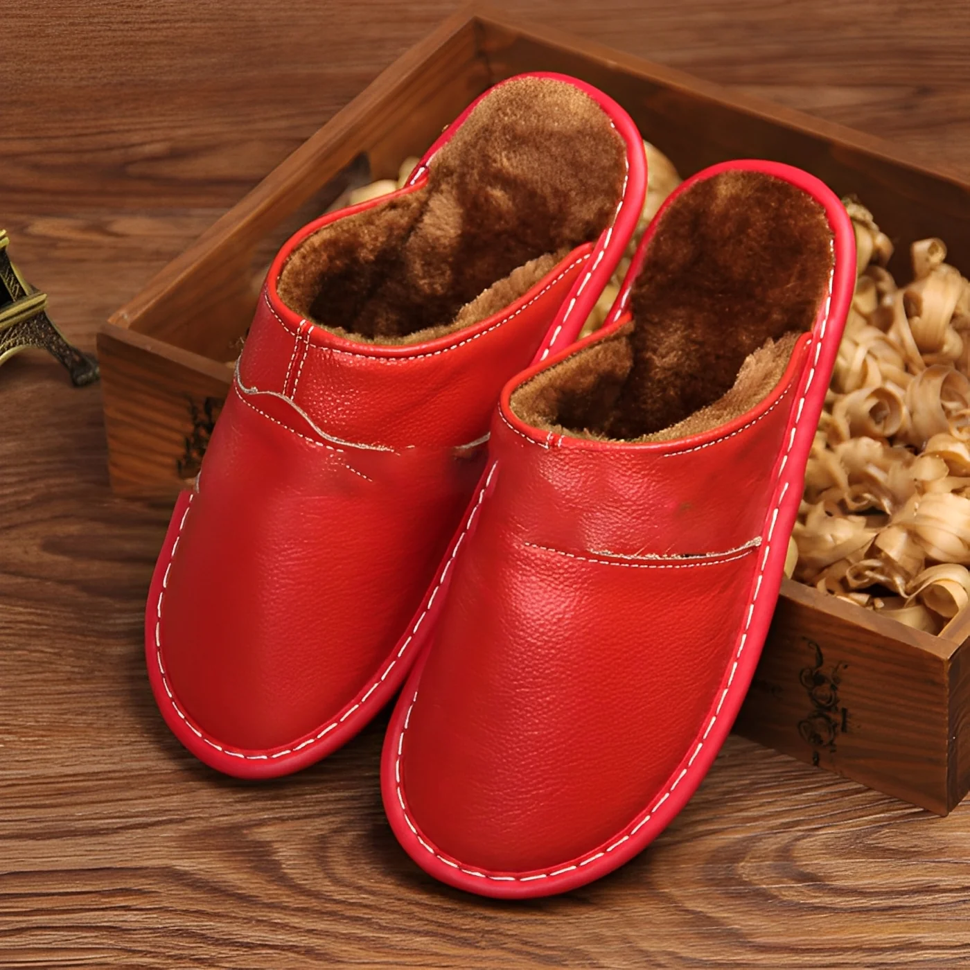 Xavier - Sandales chaudes en coton pour hommes – Image 4