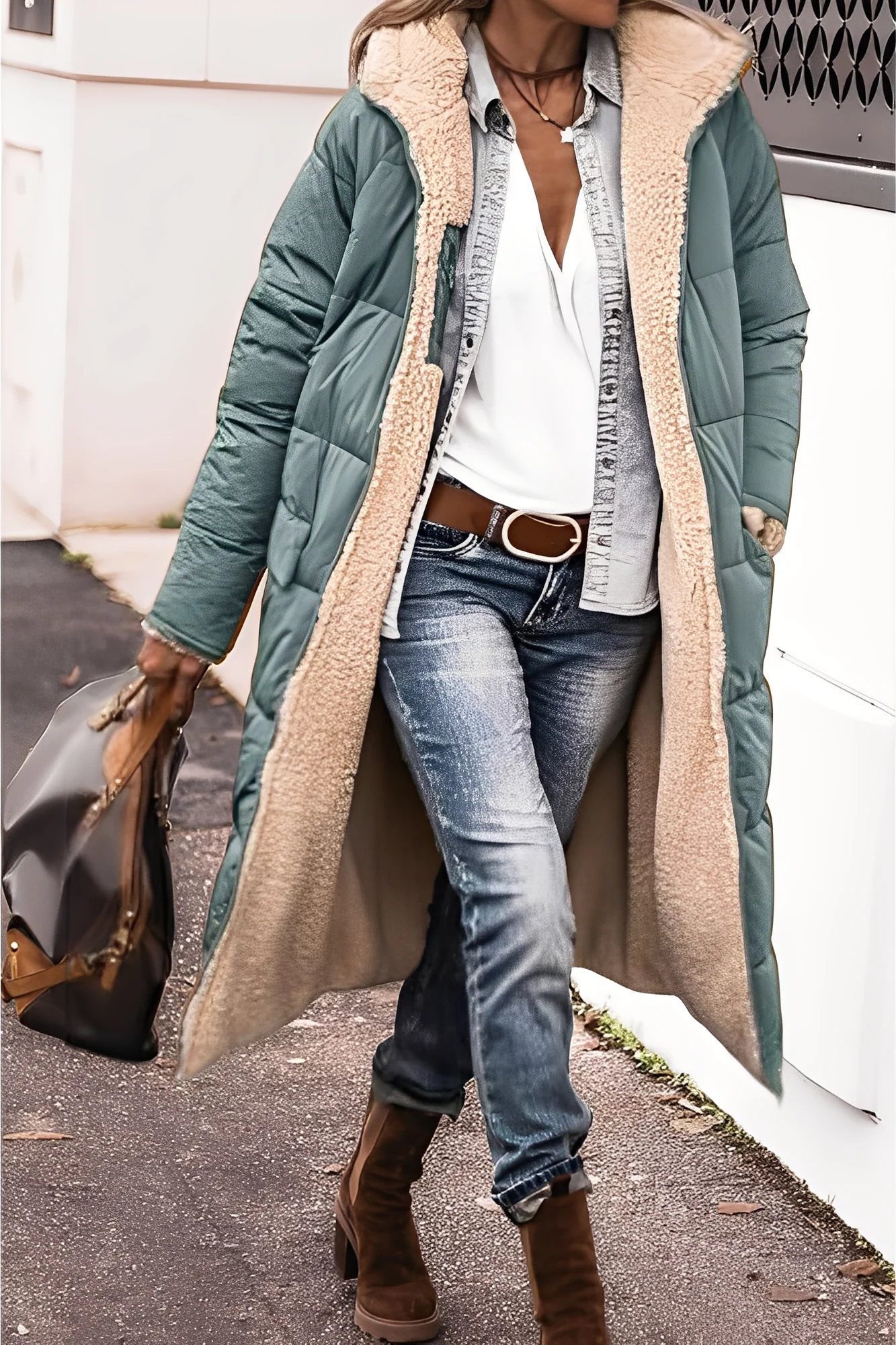 Carina - Parka chic avec capuche pour femmes – Image 2