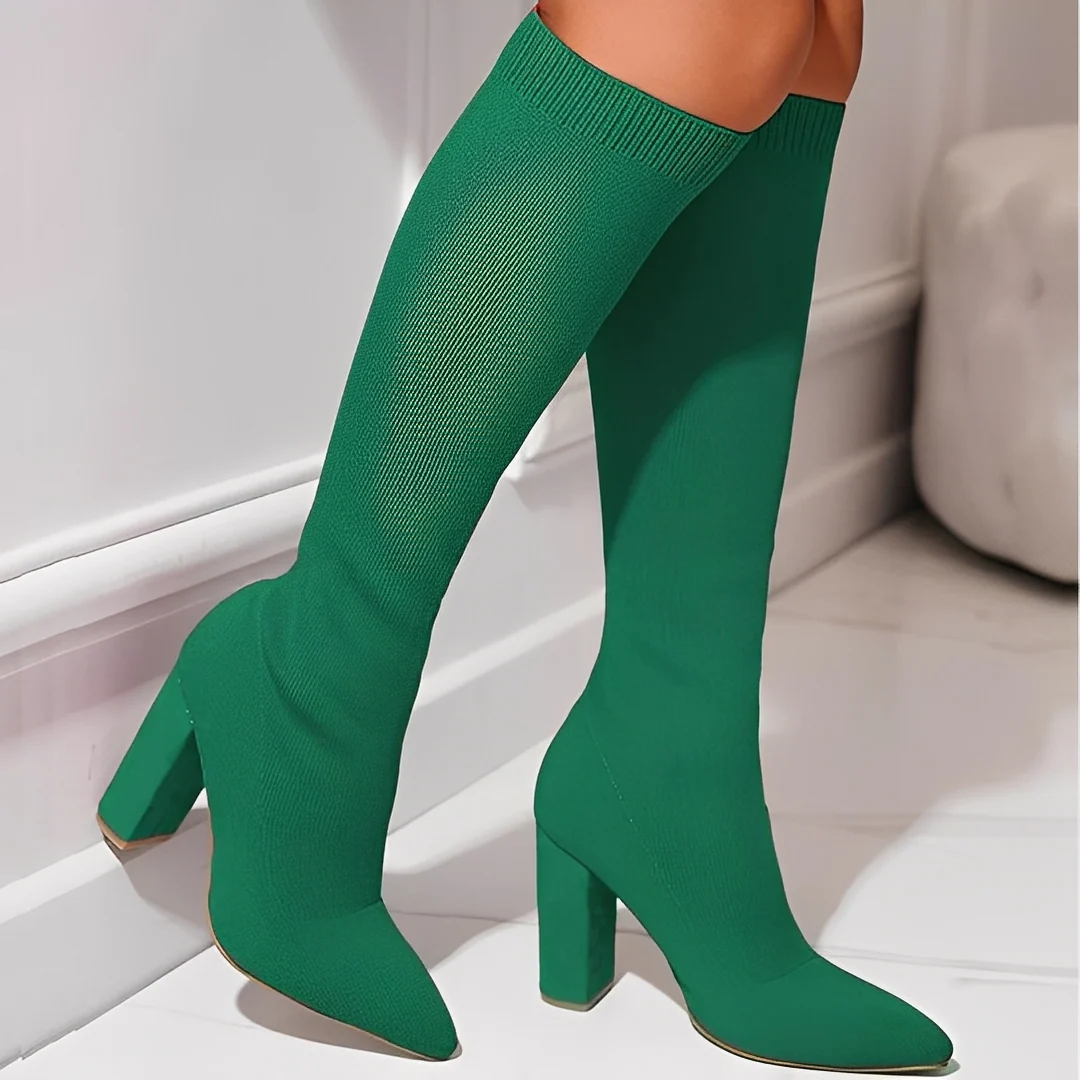 Marilyne - Élégantes bottines tricotées pour femmes – Image 6