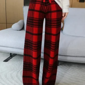 Pantalon Décontracté Pour Femme | À Carreaux