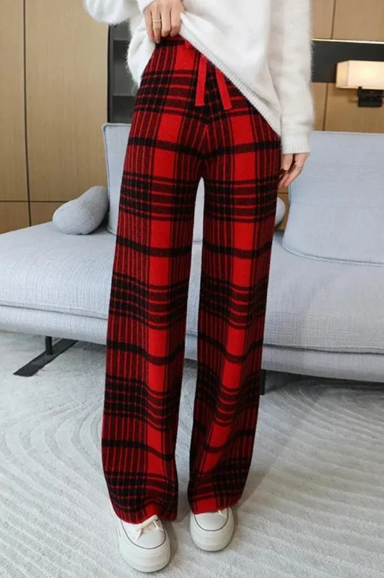 Pantalon Décontracté Pour Femme | À Carreaux