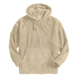 Matt - Sweat à capuche chic en velours pour hommes