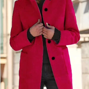 Julissa - Manteau d'hiver chaud avec poche pour femmes