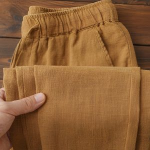 Eljude - Pantalon confortable à cordon pour homme