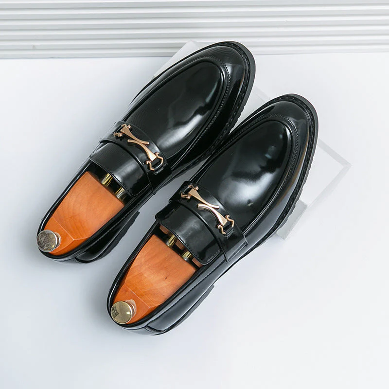 Marcus - Mocassins en cuir élégants avec talons bas pour hommes – Image 4