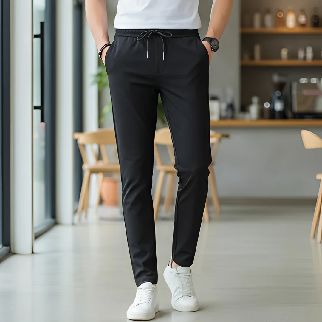 Eunald - Pantalon droit décontracté tendance pour homme – Image 5