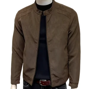 Aaron - Manteau élégant en daim pour hommes