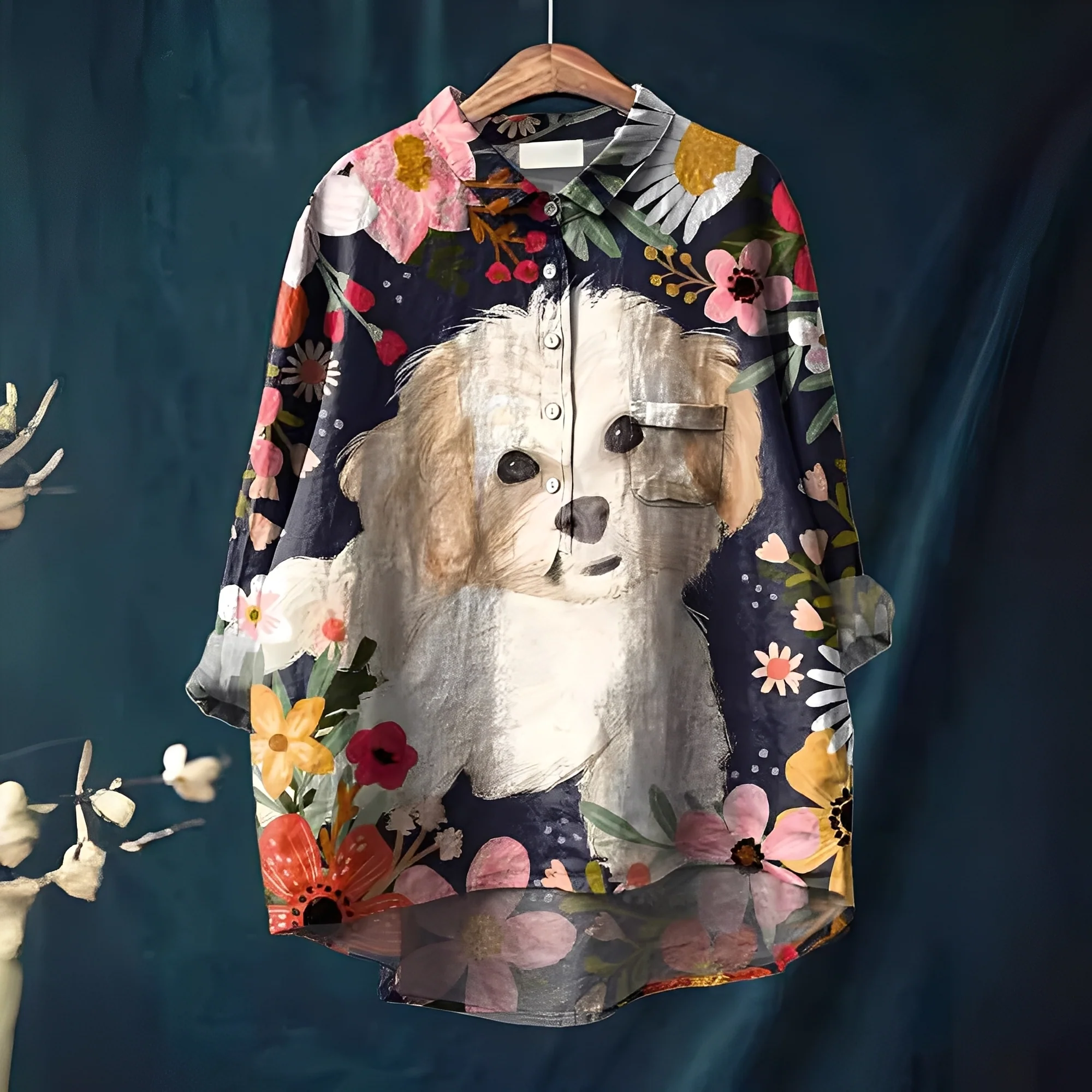 Gwenaël - Chemises classiques à manches longues pour femmes – Image 2