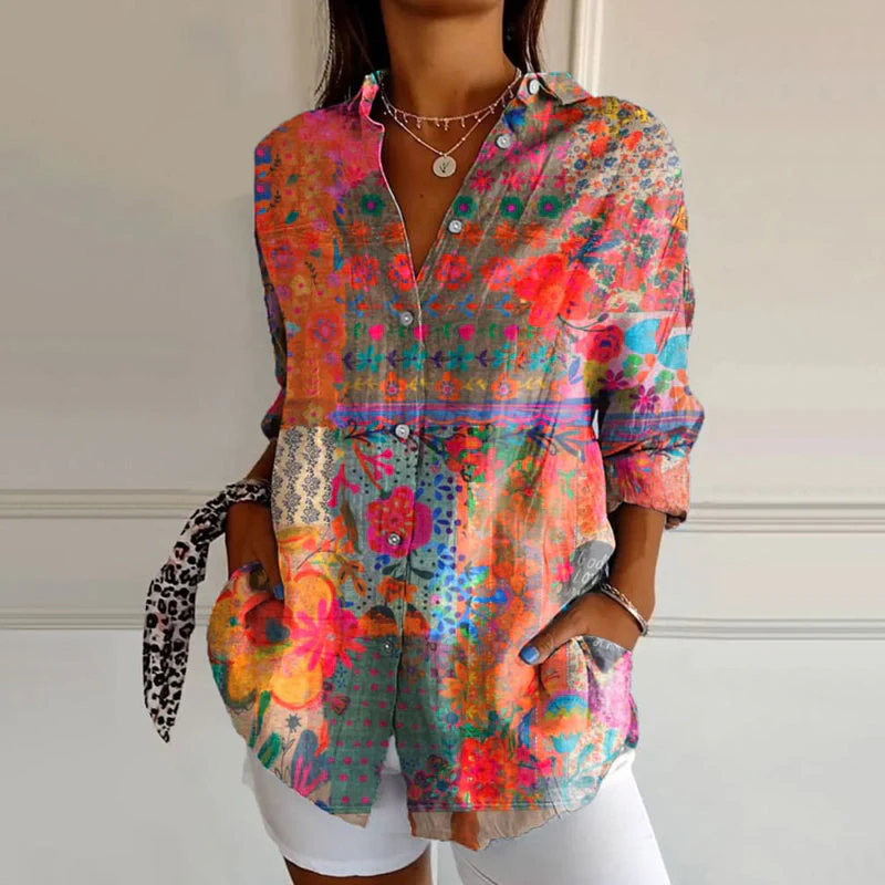 Anna - Blouse élégante avec imprimé floral