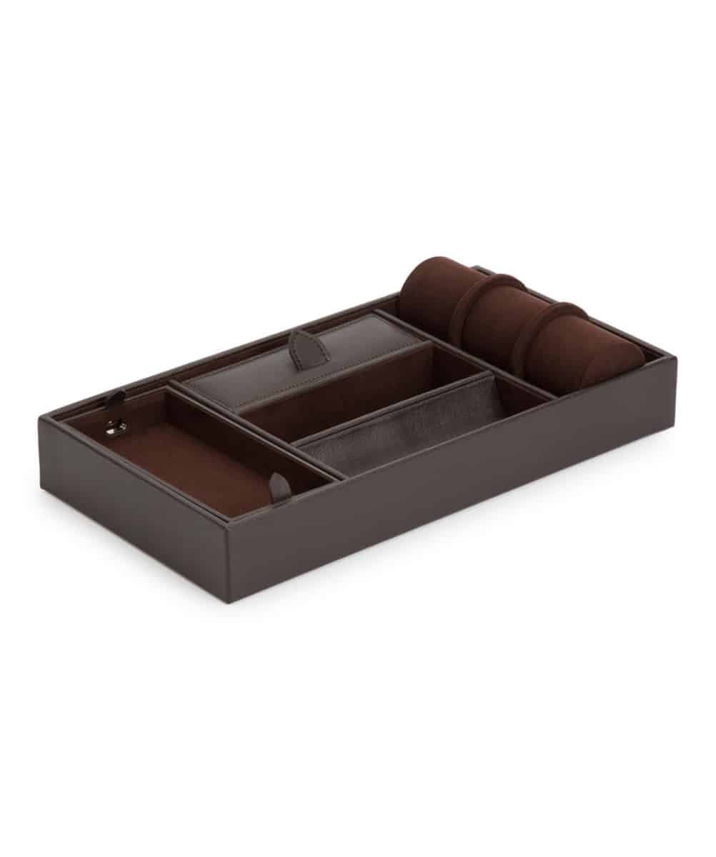 WOLF BLAKE VIDE-POCHE AVEC MANCHETTTE MARRON – Image 2