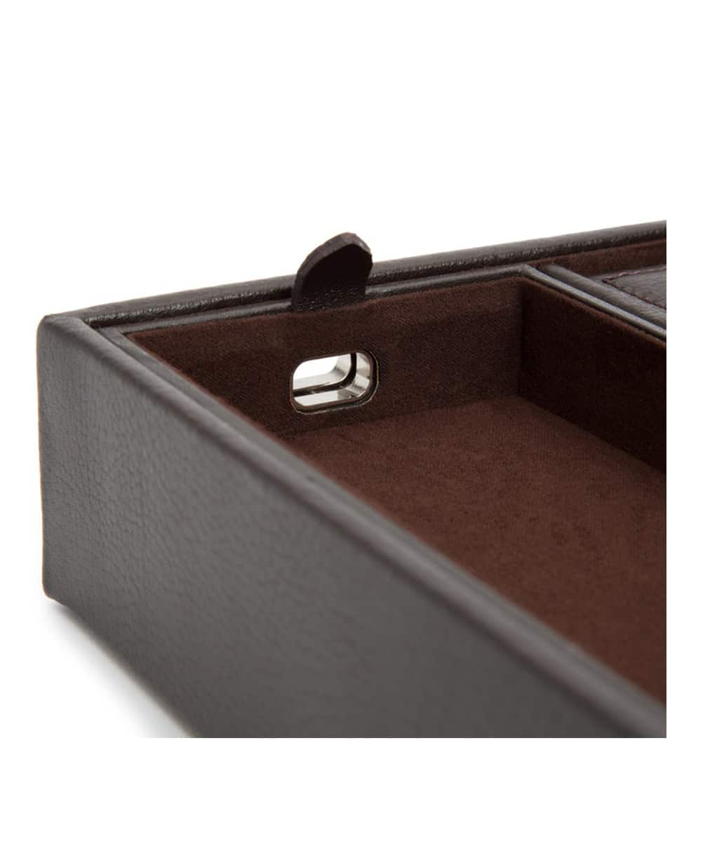 WOLF BLAKE VIDE-POCHE AVEC MANCHETTTE MARRON – Image 4