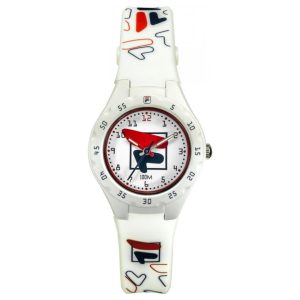 MONTRE FILA MIXTE EN SILICONE BLANC