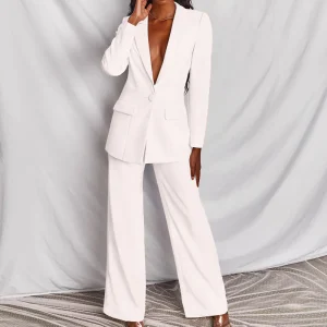 Lara - Blazer élégant et pantalon ajusté pour femmes ensemble
