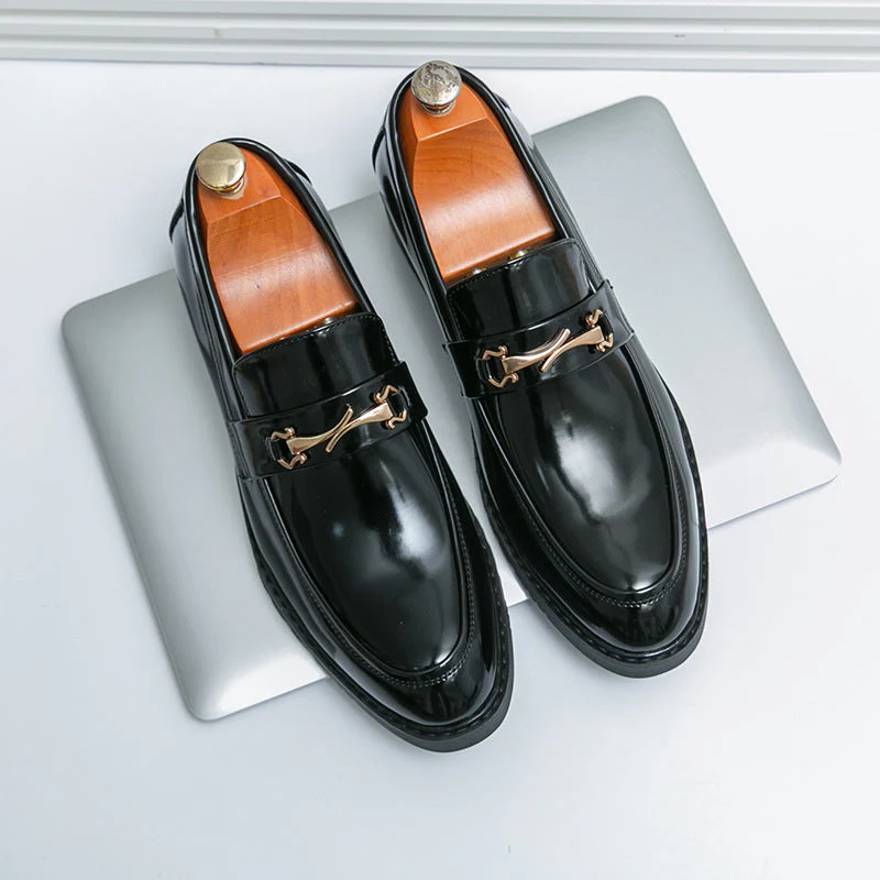 Marcus - Mocassins en cuir élégants avec talons bas pour hommes – Image 2