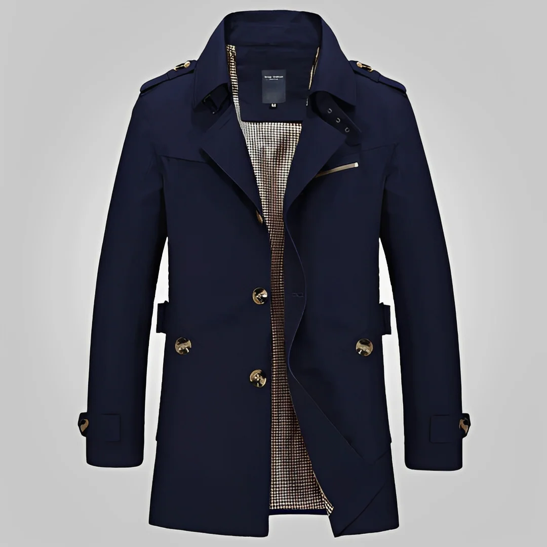 Hanzo - Trench-coat d'hiver chaud pour homme – Image 2