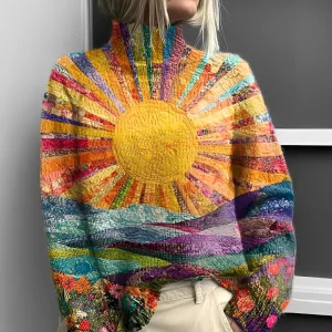 Olivia - Pull à col roulé confortable pour femmes