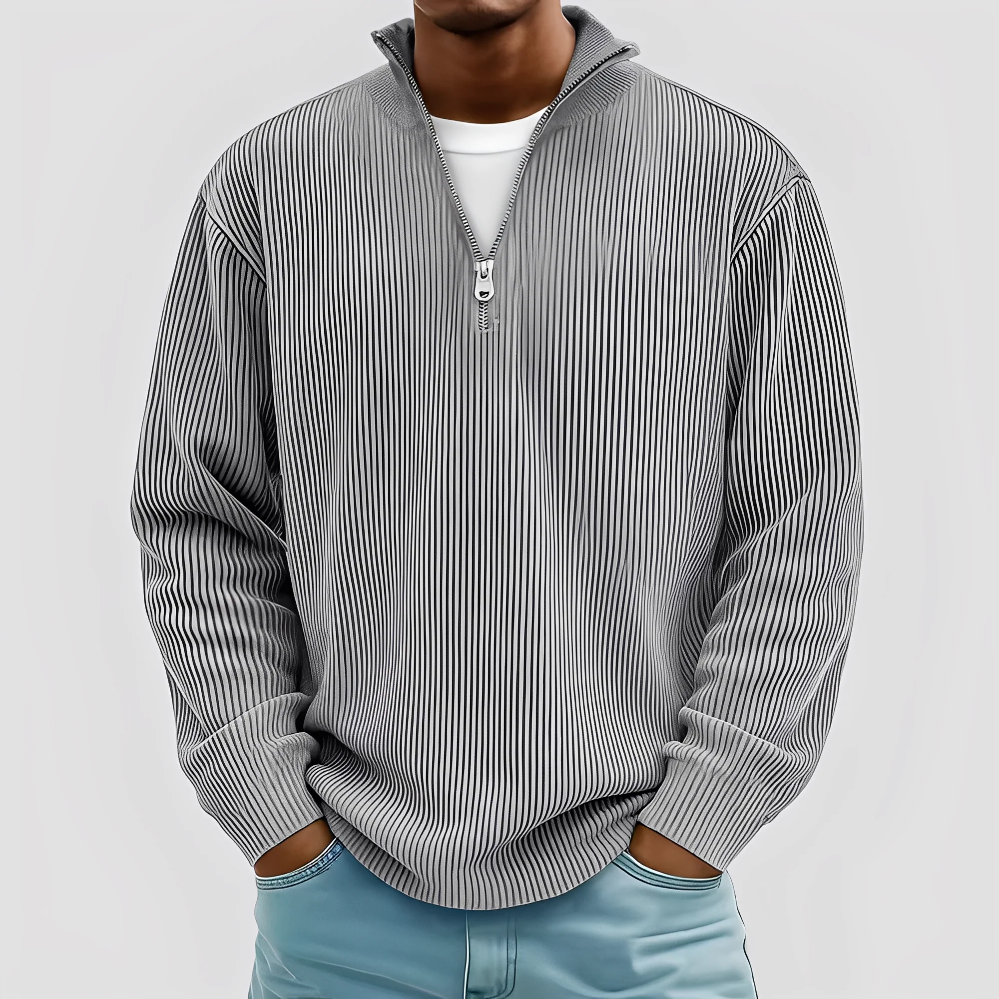 Henry - Pull moderne et confortable pour hommes, chaud – Image 3