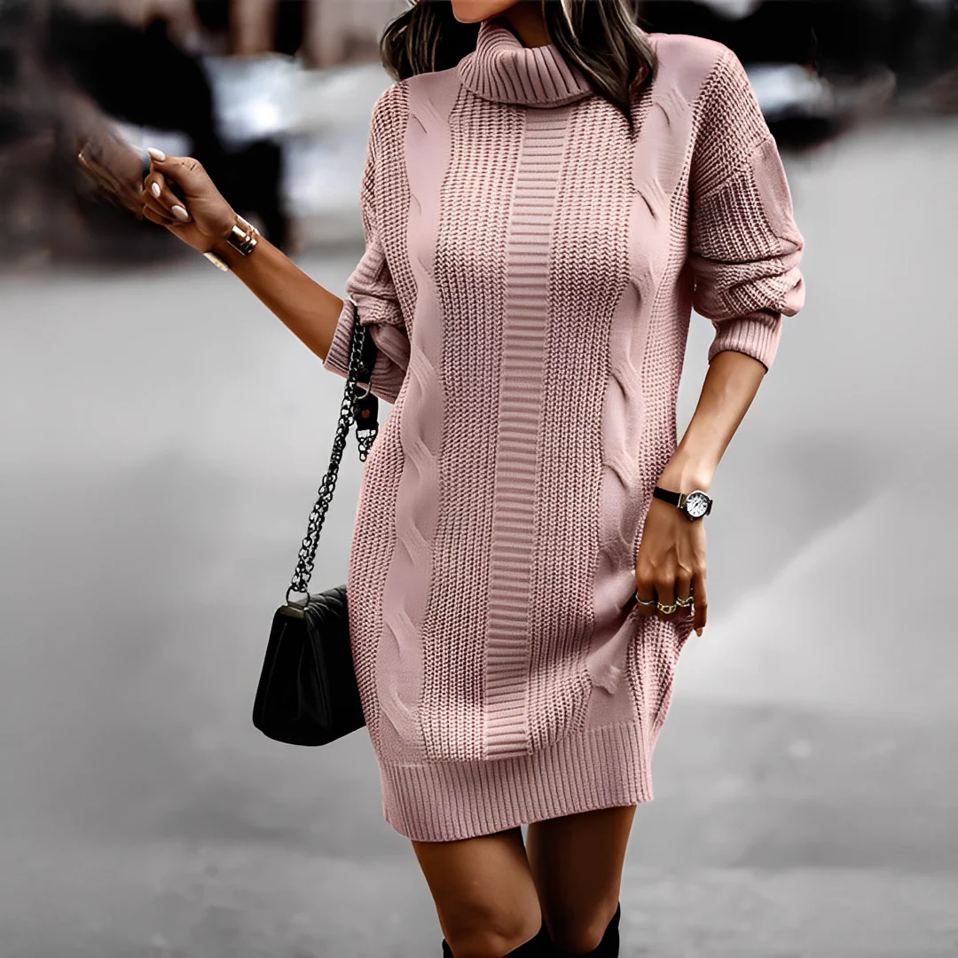 Chenadine - Pull à col roulé douillet pour femme, parfait pour l'hiver – Image 4