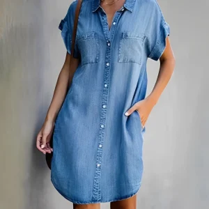 Camillyn - Robe en jean moderne pour femmes